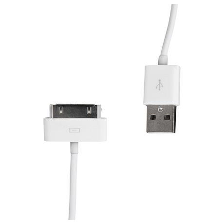 WE Datový kabel iPhone 4&nbsp;30cm bílý (foto 1)