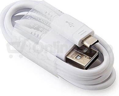 Samsung datový kabel EP-DG925UWE, micro USB, bílá (bulk)