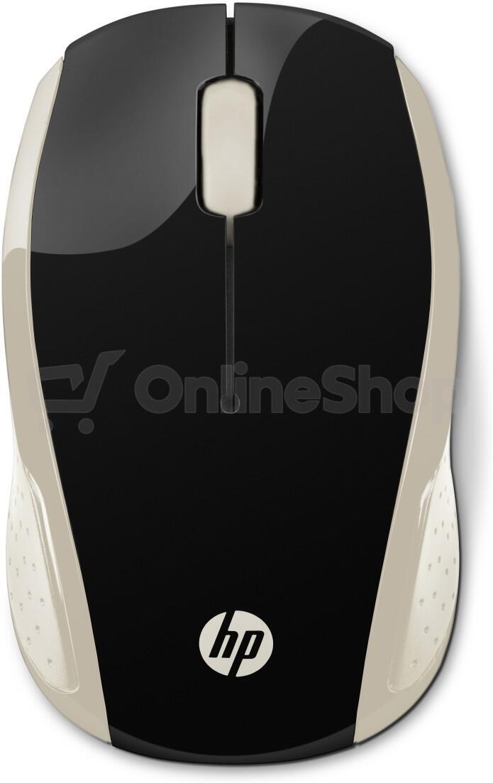 PC myš HP 200 Wireless Silk Gold
