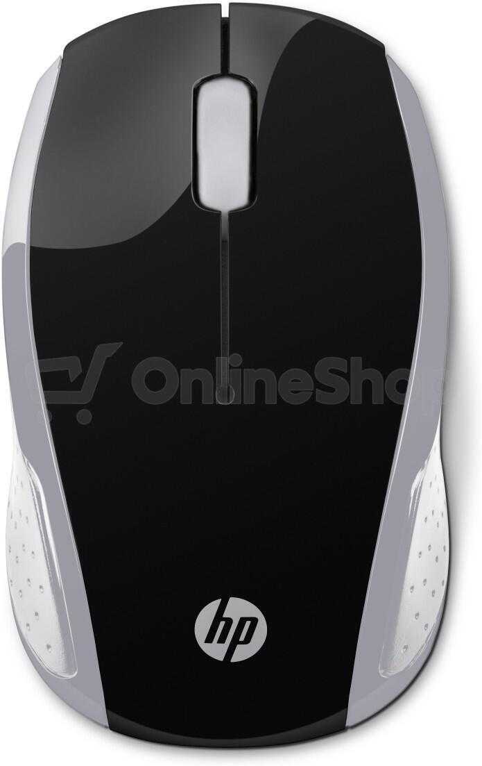 Bezdrátová myš HP Wireless Mouse 200 (Pike Silver) (2HU84AA#ABB)