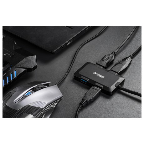 USB Hub Yenkee YHB 4341BK 4x USB 3.0 ern