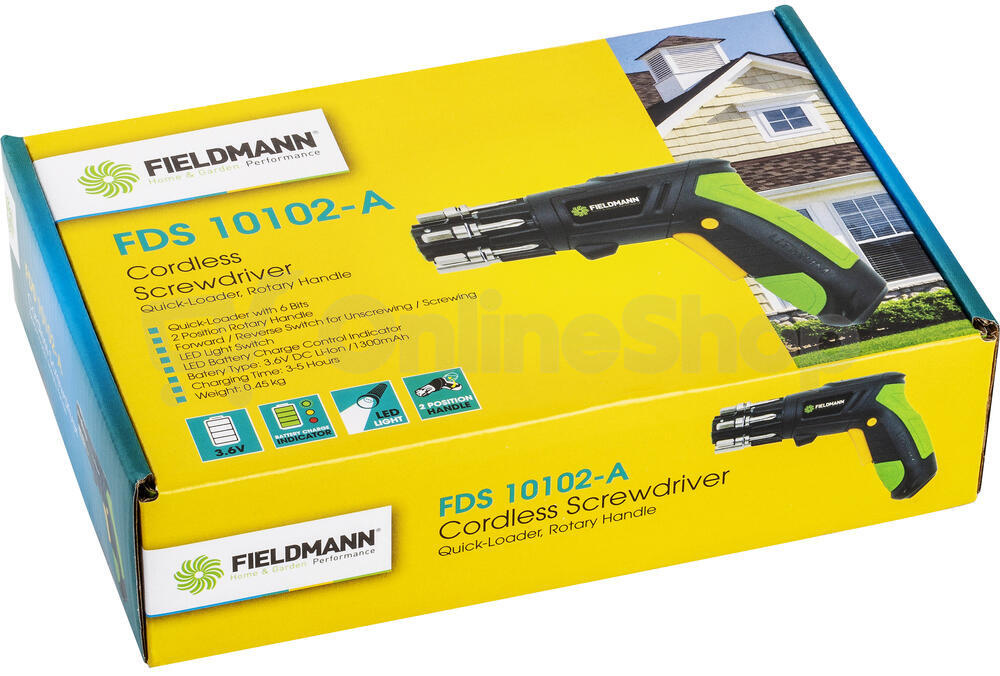 AKU šroubovák Fieldmann FDS 10102-A