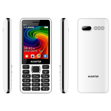 ALIGATOR D940 Dual sim bílý (foto 4)