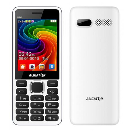 ALIGATOR D940 Dual sim bílý (foto 1)