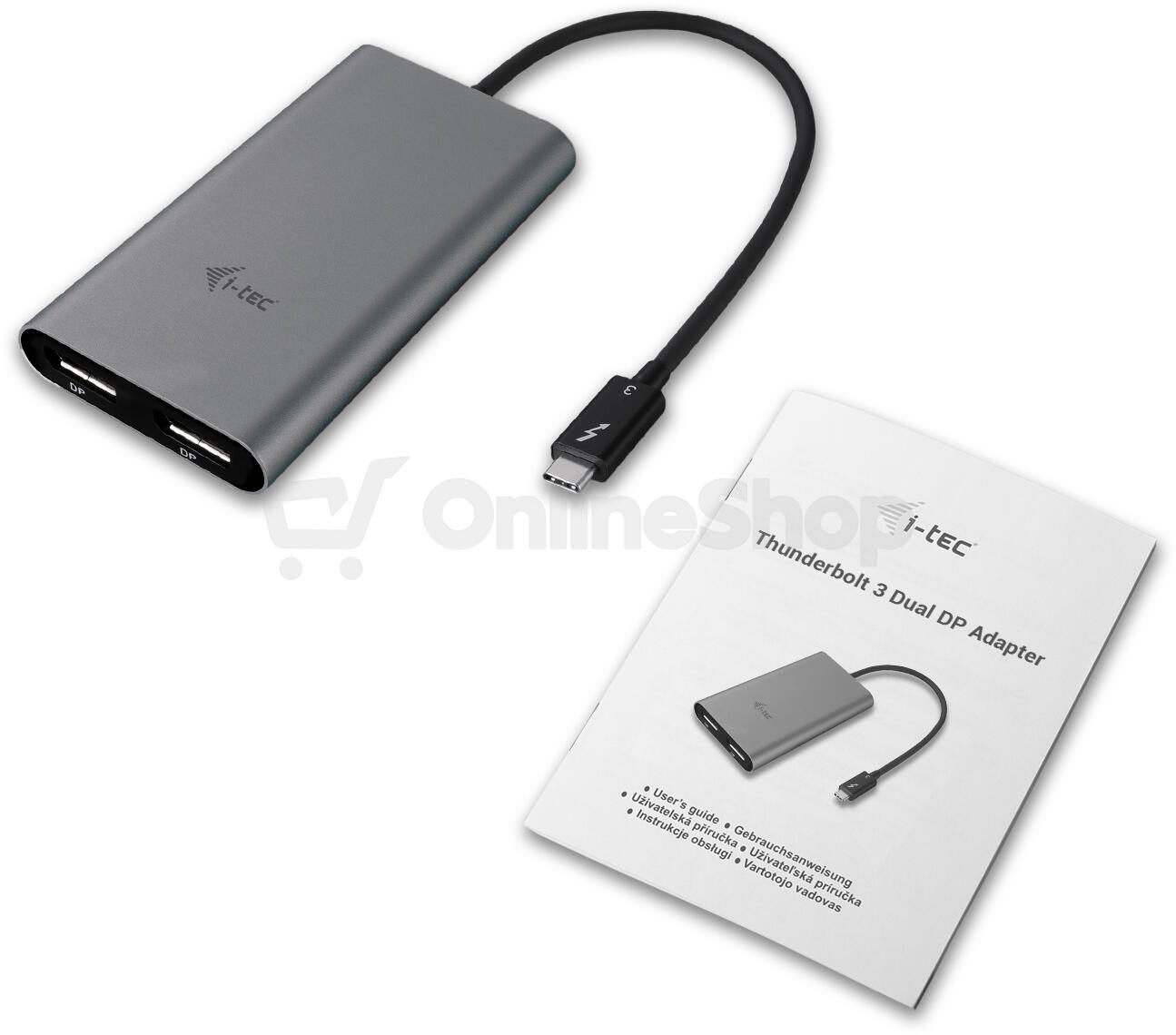 i-tec THUNDERBOLT 3 Dual Display Port adaptér 4K/ 2x Display Port 4K (TB3DUAL4KDP)