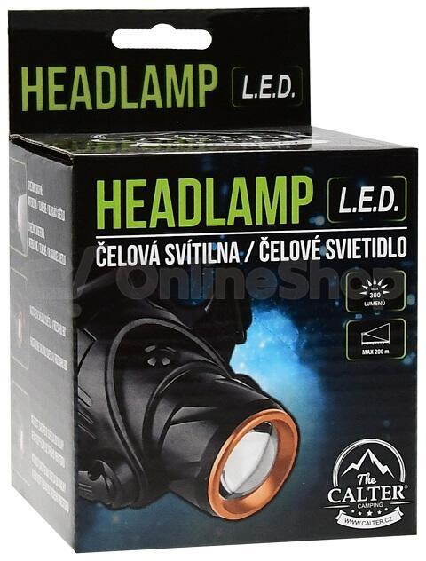 Čelovka CALTER® PROFI, 5W, 300lum