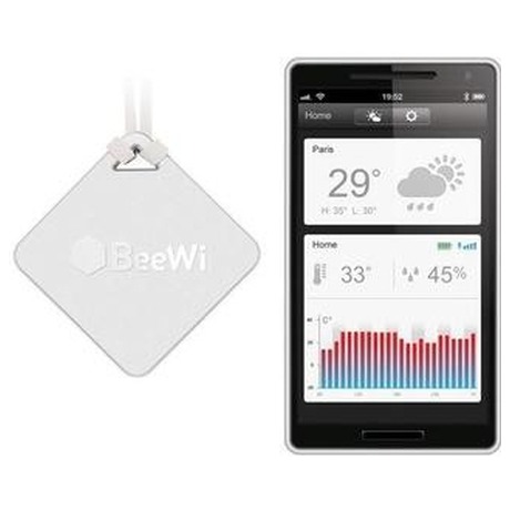 BeeWi Bluetooth Smart temperature &&nbsp;humidity sensor, chytrý sensor pro měření teploty (foto 1)