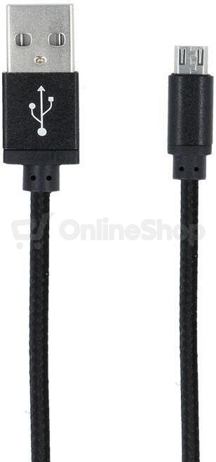 Kabel Forever USB/microUSB 1m 1A černý