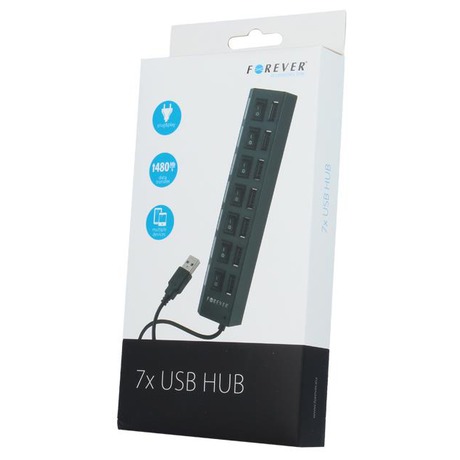 ADAPTÉR USB - 7 x USB Forever