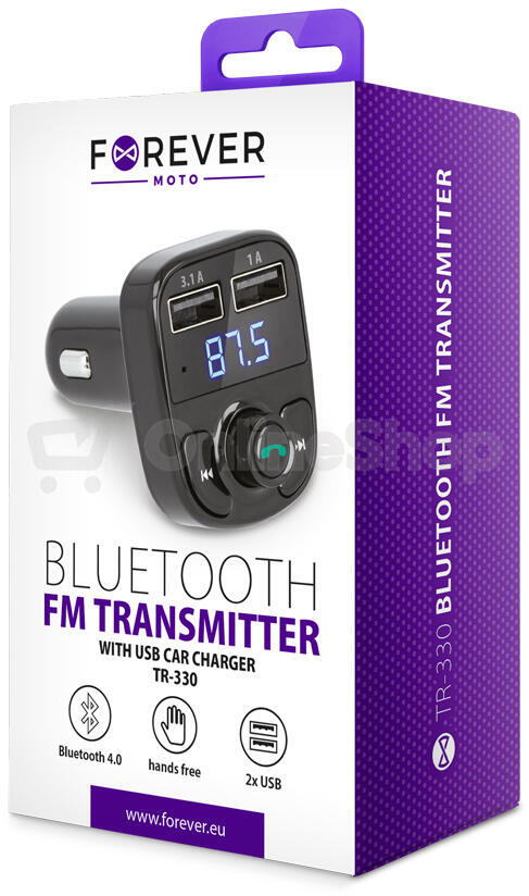 FM transmitter Forever TR-330 černý