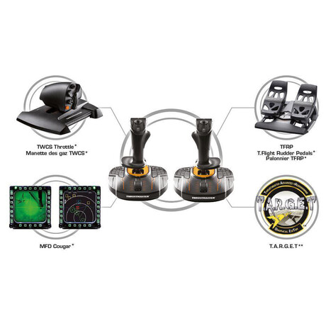 Thrustmaster Joystick T16000M Space SIM duo stick Hotas (foto 6)