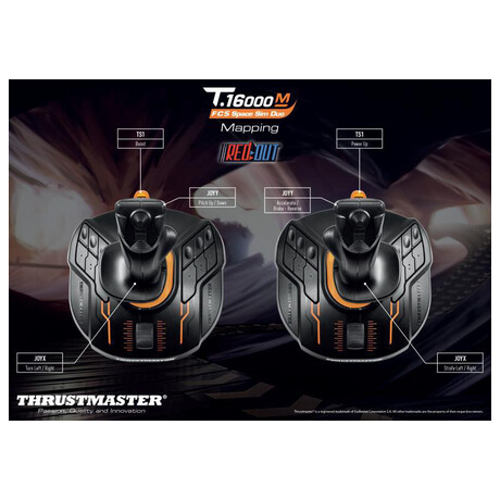 Thrustmaster Joystick T16000M Space SIM duo stick Hotas (2960815)