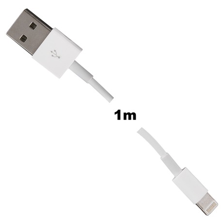 WE Datový kabel iPhone 5&nbsp;100cm bílý (foto 2)