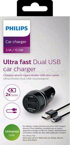 Nabíječka do auta Philips DLP2357U/10