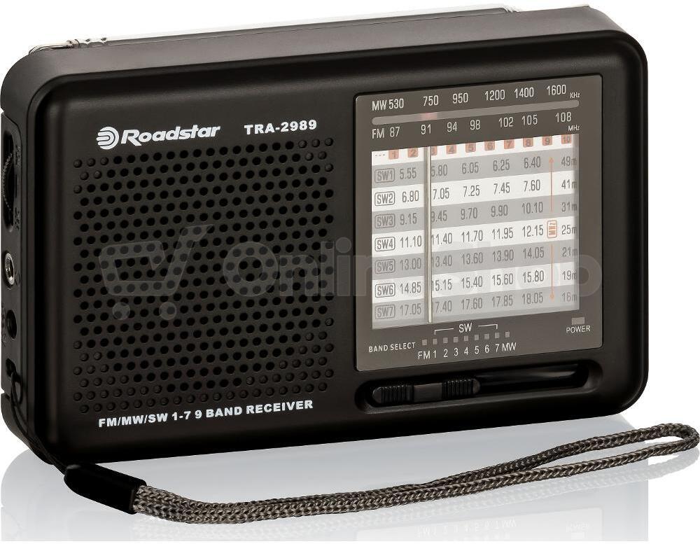 Radiopřijímač Roadstar TRA-2989 (431022) černý