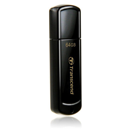 Flash USB Transcend JetFlash 350 64GB USB 2.0 - černý