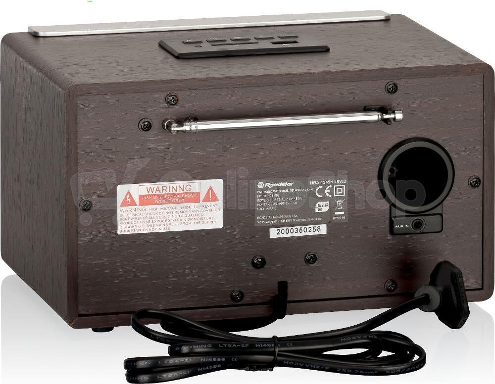 Radiopřijímač Roadstar HRA 1345US/WD