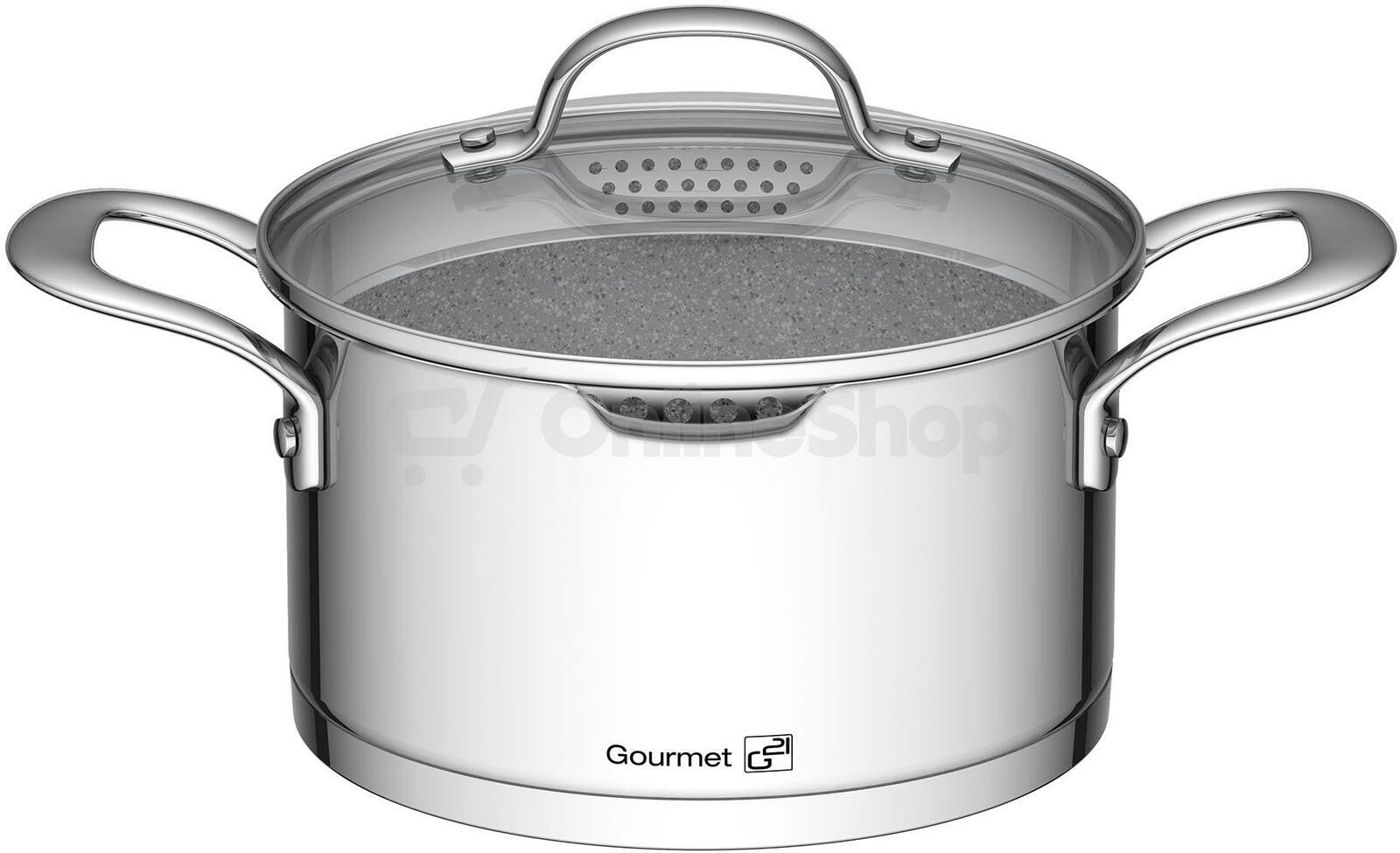 Sada nádobí G21 Gourmet Miracle s cedníkem, 9 dílů