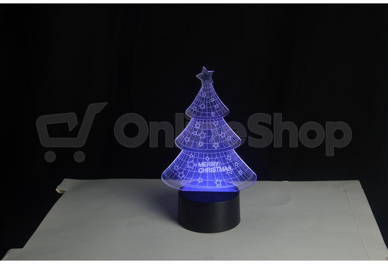 3D LED lampa Sharks Vánoční stromek