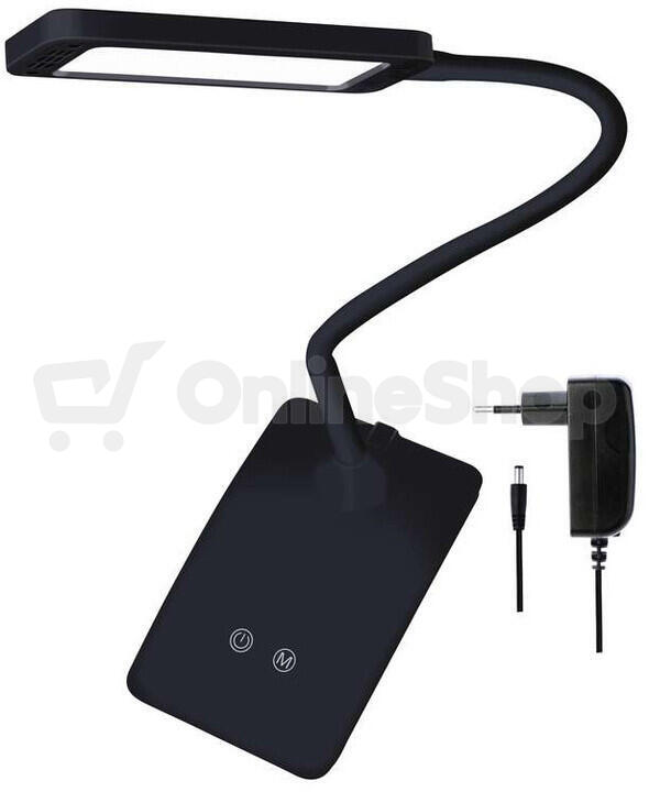 Emos LED stolní lampa EDDY, černá (Z7599B)