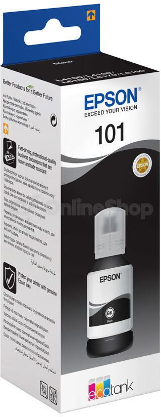 Epson 101 EcoTank Black ink bottle (C13T03V14A)