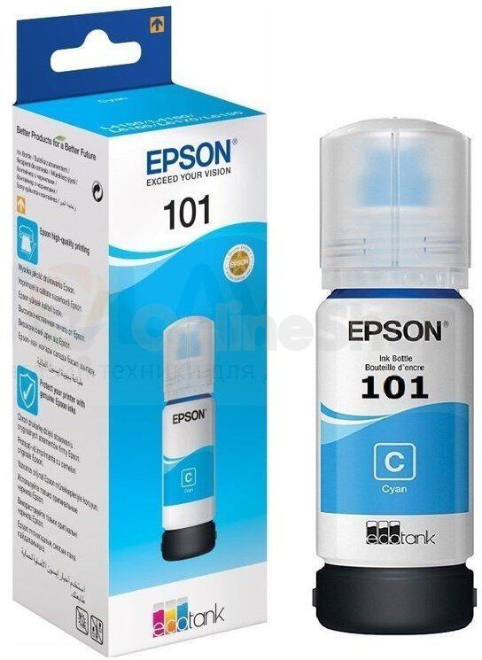 Epson 101 EcoTank Cyan ink bottle (C13T03V24A)