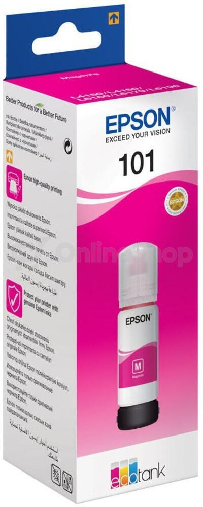 Epson 101 EcoTank Magenta ink bottle (C13T03V34A)