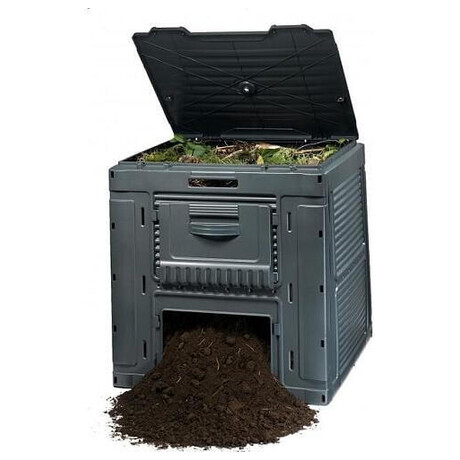 Keter E-kompostér 470L s&nbsp;podstavcem černý (foto 3)