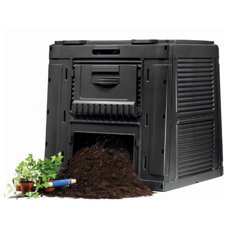 Keter E-kompostér 470L s&nbsp;podstavcem černý (foto 2)