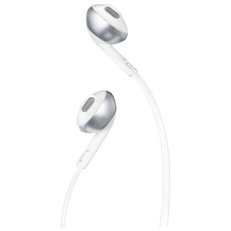 JBL T205 White Chrome