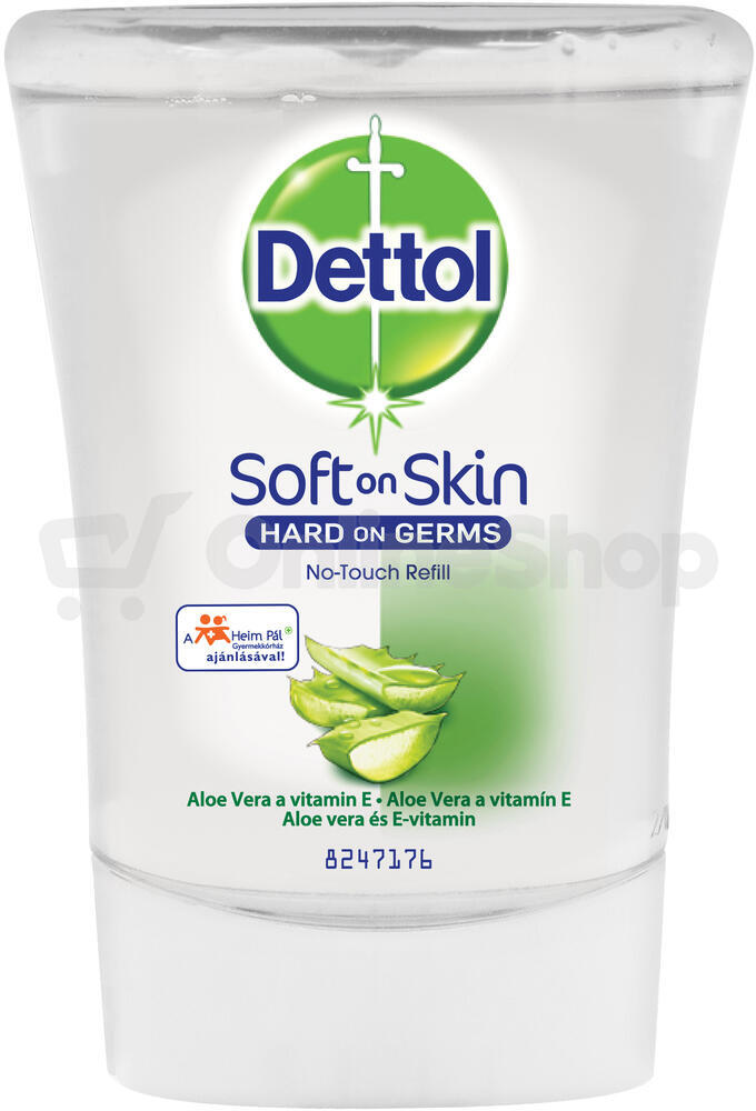 SET 5x Náplň do dávkovače mýdla DETTOL Aloe Vera 250ml