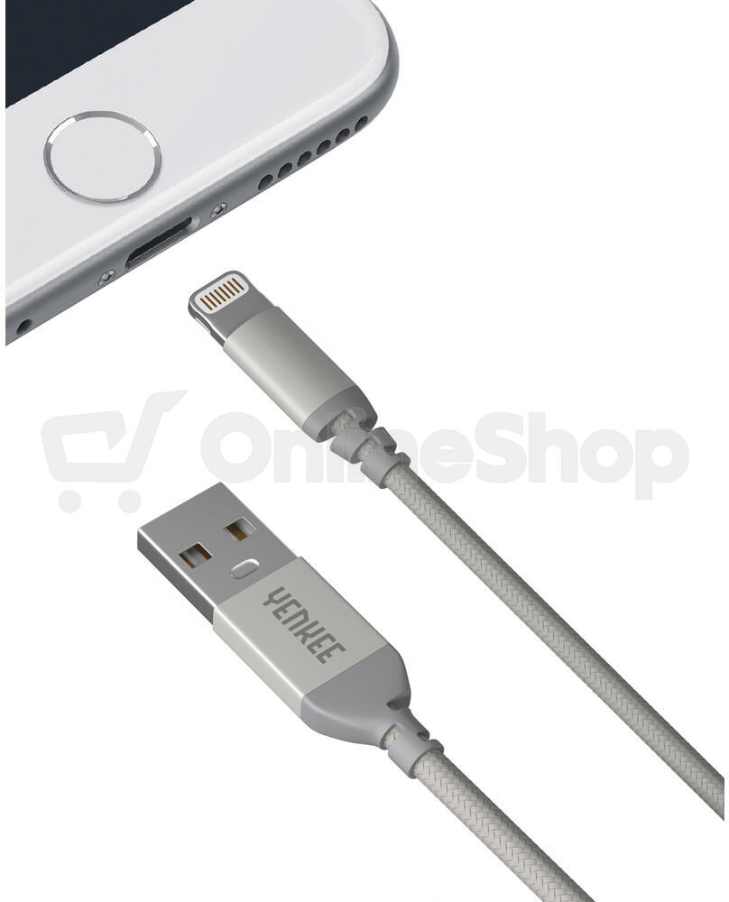 Kabel Yenkee YCU 611 SR USB / lightning 1m