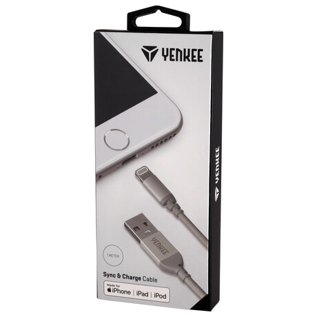 Kabel Yenkee YCU 611 SR USB / lightning 1m