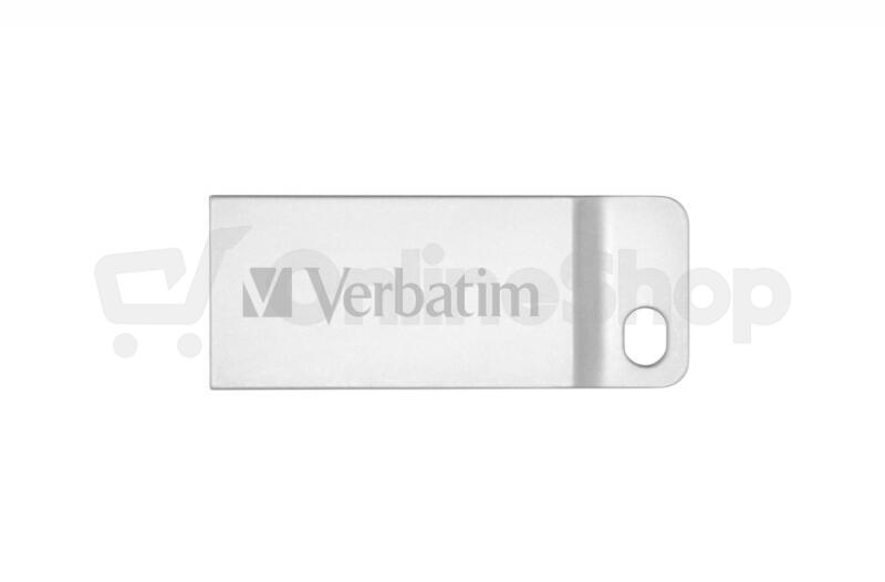 VERBATIM Flash Disk 64GB Metal Executive, USB 2.0, stříbrná (98750)