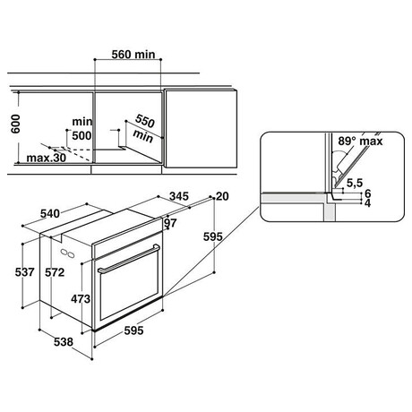 Whirlpool OAKZ9 6200CS IX + Indukn deska Whirlpool WF S4160 BF + Mikrovlnn trouba Whirlpool MBNA920X (foto 14)