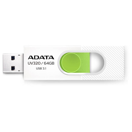 ADATA UV320/64GB/USB 3.2/USB-A/Bílá (foto 1)