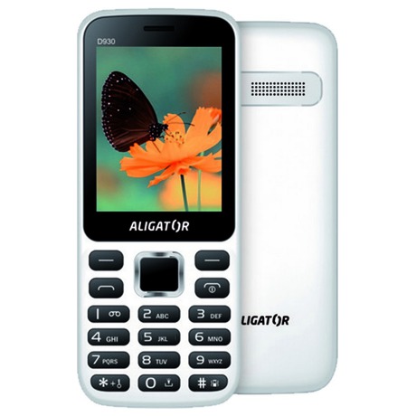 ALIGATOR D930 Dual sim bílo-černý (foto 1)