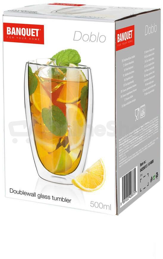 BANQUET Sklenice dvoustěnná DOBLO 500 ml (04205013)