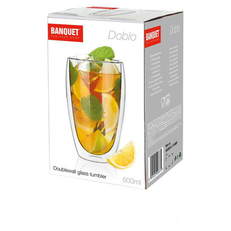 BANQUET Sklenice dvoustnn DOBLO 500 ml (04205013)