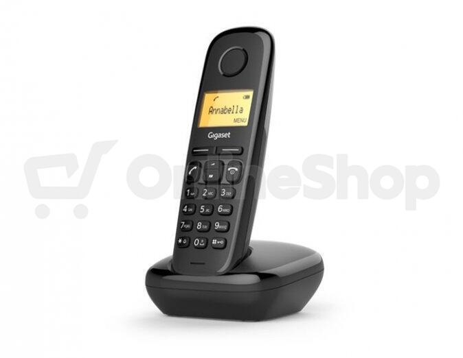 Bezdrátový telefon Gigaset DECT/GAP, černý