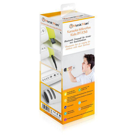 Technaxx Dětský bluetooth karaoke mikrofon s&nbsp;funkcí TWS, (foto 9)