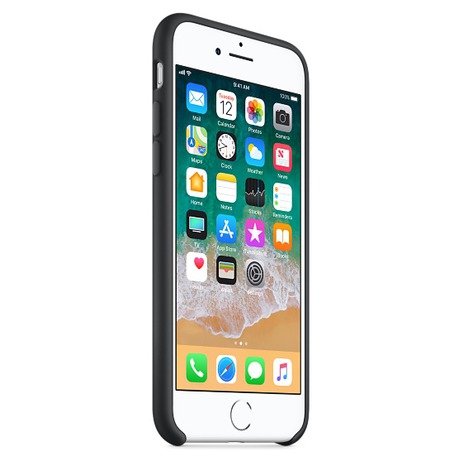 Apple iPhone 8/7 Silicone Case -&nbsp;Black (foto 1)