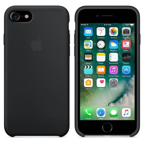 Apple iPhone 8/7 Silicone Case -&nbsp;Black (foto 3)