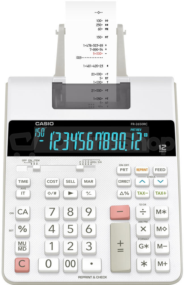 Kalkulačka s tiskem Casio FR 2650 RC