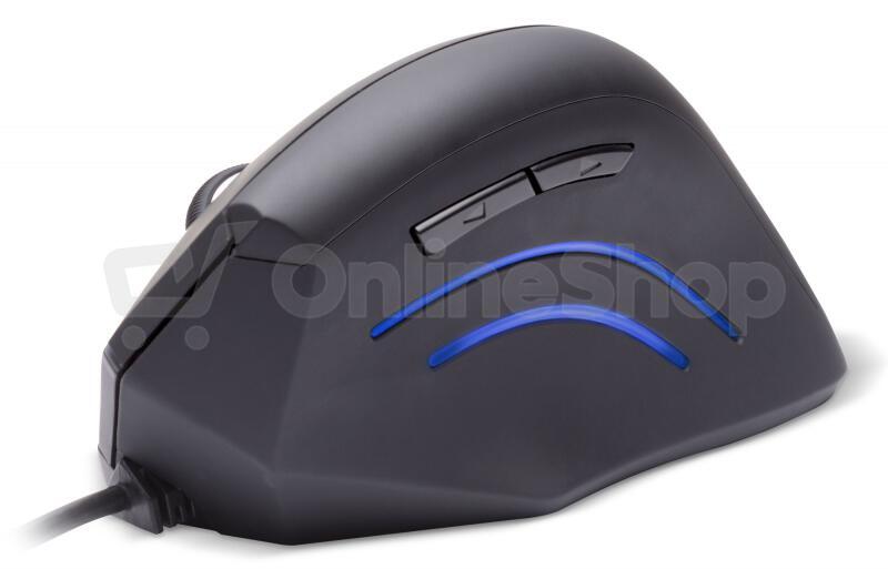 CONNECT IT FOR HEALTH ergonomická vertikální myš, USB, drátová (CMO-2500-BK)