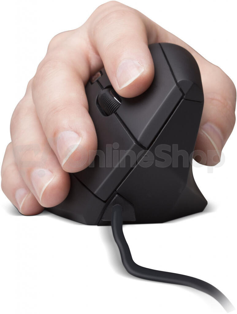 CONNECT IT FOR HEALTH ergonomická vertikální myš, USB, drátová (CMO-2500-BK)
