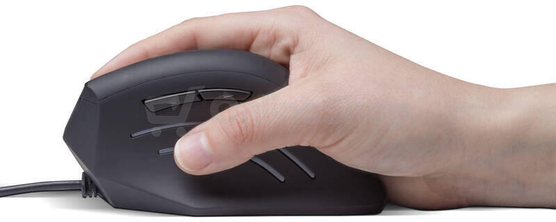 CONNECT IT FOR HEALTH ergonomická vertikální myš, USB, drátová (CMO-2500-BK)