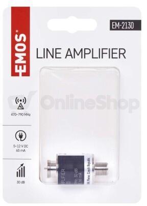 Emos AMP-30, zesilovač DVB-T2/T, 30 dB