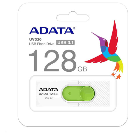 ADATA UV320/128GB/USB 3.2/USB-A/Bílá (foto 3)