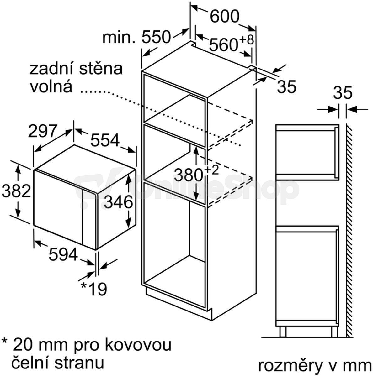 Mikrovlnná trouba Bosch BFL523MS0